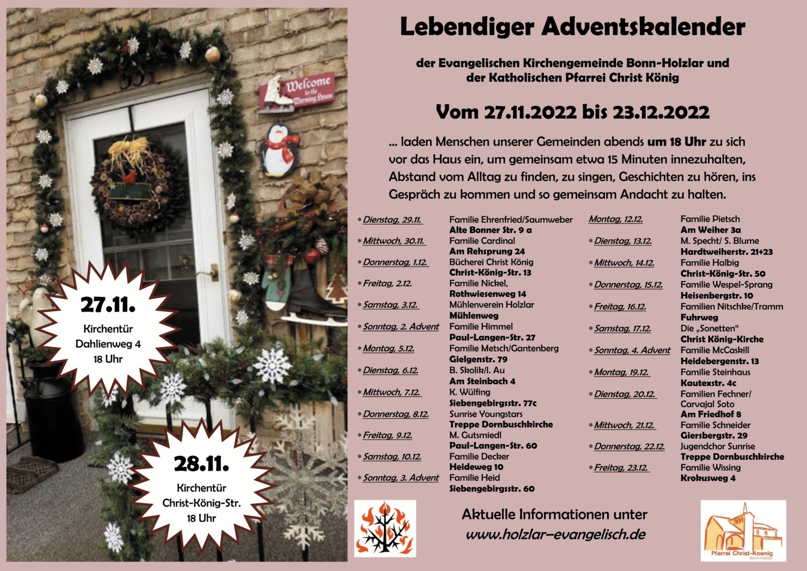 Lebendiger Adventskalender