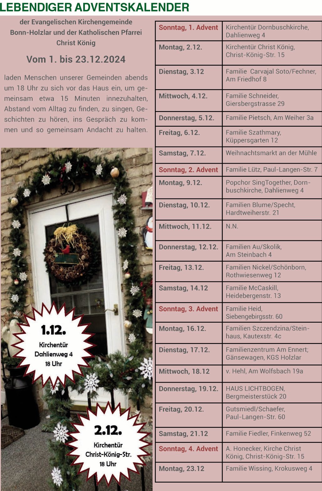 Adventskalender 2024